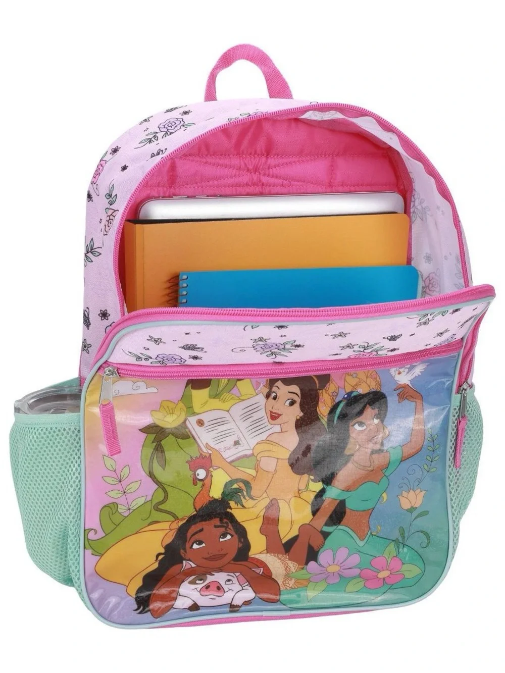 Kids Princess Character Backpack - Pink T4